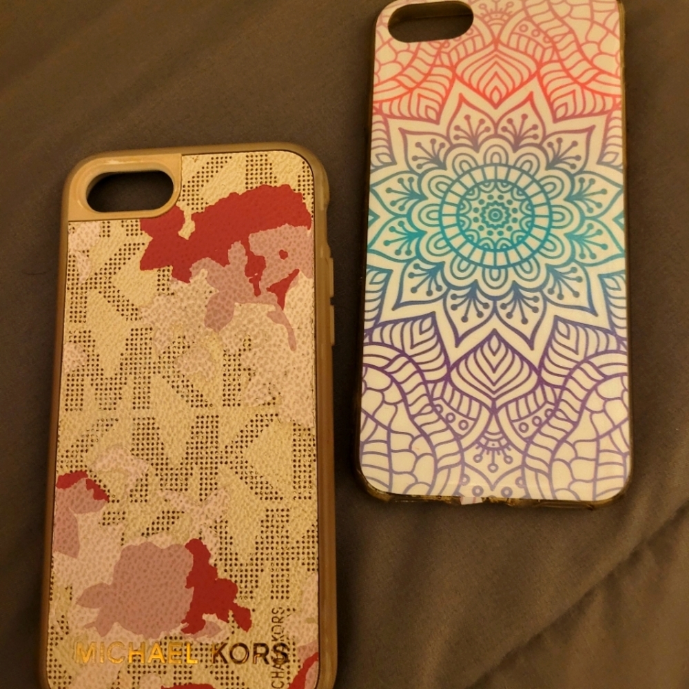 MK and random phone case